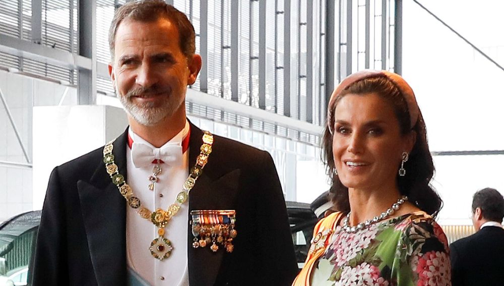 Los reyes de España, testigos de la entronización de Naruhito