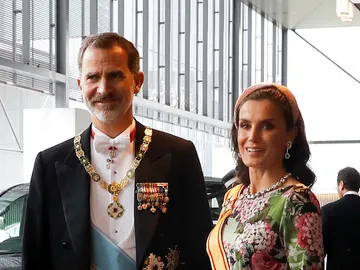 Los reyes de España, testigos de la entronización de Naruhito Los reyes de España, testigos de la entronización de Naruhito