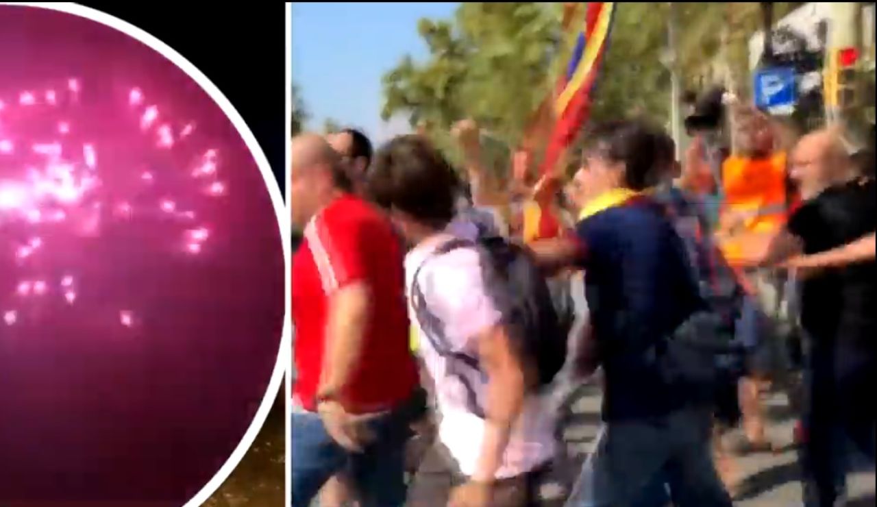 Detenido por lanzar pirotecnia Detenido por lanzar pirotecnia