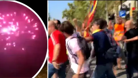 Detenido por lanzar pirotecnia Detenido por lanzar pirotecnia