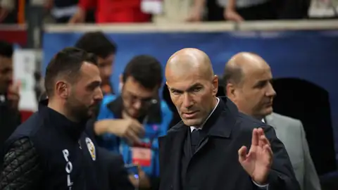 Zidane, en el campo del Galatasaray Zidane, en el campo del Galatasaray