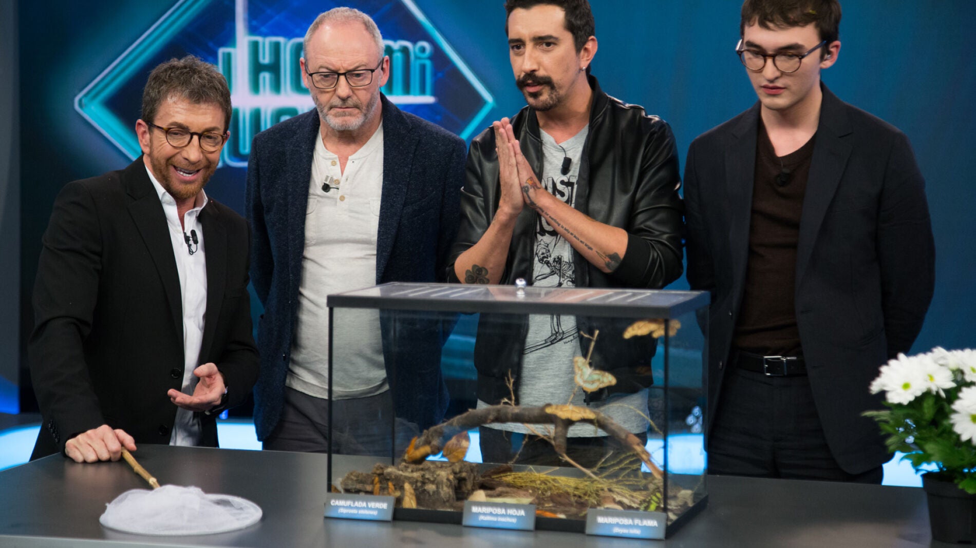 Los actores de 'Juego de Tronos' descubren la lengua de las mariposas en 'El Hormiguero 3.0'