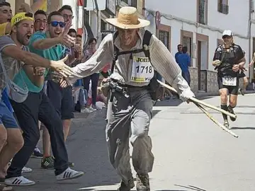 'Super Paco' durante una carrera 'Super Paco' durante una carrera