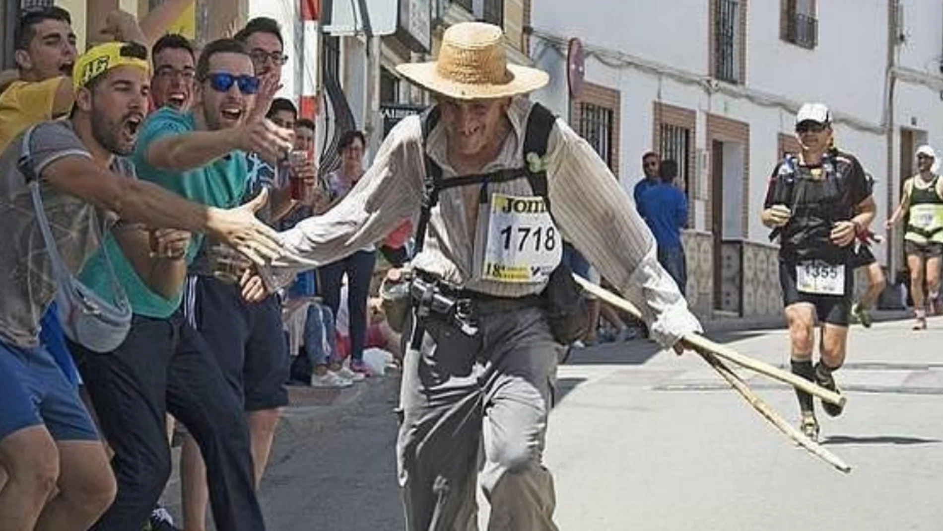 'Super Paco' durante una carrera 'Super Paco' durante una carrera