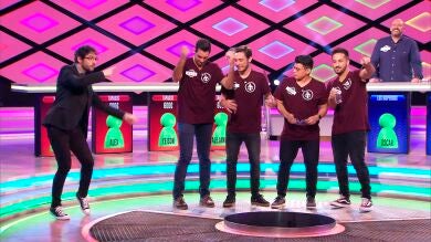Los 'Tapados', Juanra Bonet y el público de '¡Boom!' se contagian de ritmo con un temazo de Bruno Mars 
