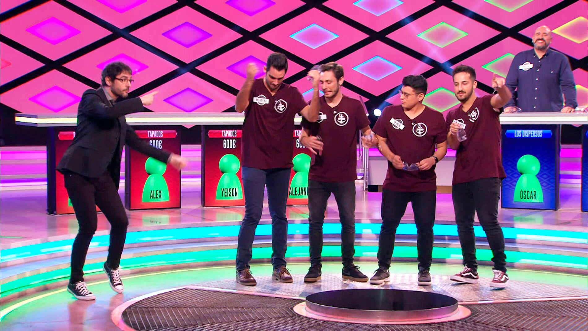 Los 'Tapados', Juanra Bonet y el p&uacute;blico de '&iexcl;Boom!' se contagian de ritmo con un temazo de Bruno Mars 