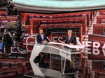 Santiago Abascal en una entrevista en Antena 3 Noticias