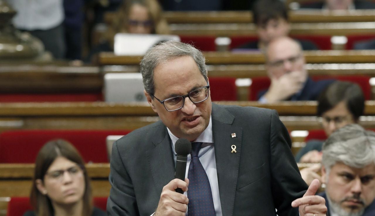 Quim Torra se autoinculpa por delito de sedición en solidaridad por los presos del 'procés' Quim Torra se autoinculpa por delito de sedición en solidaridad por los presos del 'procés'