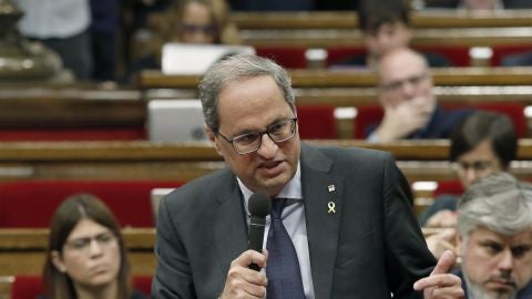 Quim Torra se autoinculpa por delito de sedici&oacute;n en solidaridad por los presos del 'proc&eacute;s'
