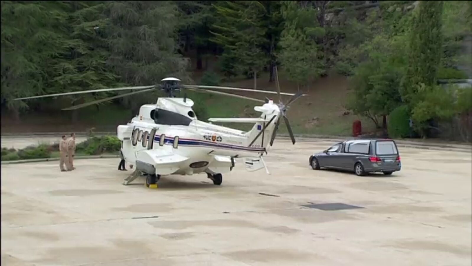 El traslado en helicóptero, principal duda de la inhumación de Franco