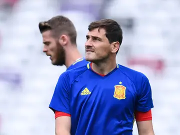 Iker Casillas con la selección española Iker Casillas con la selección española