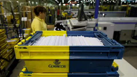 Un depósito de Correos Un depósito de Correos