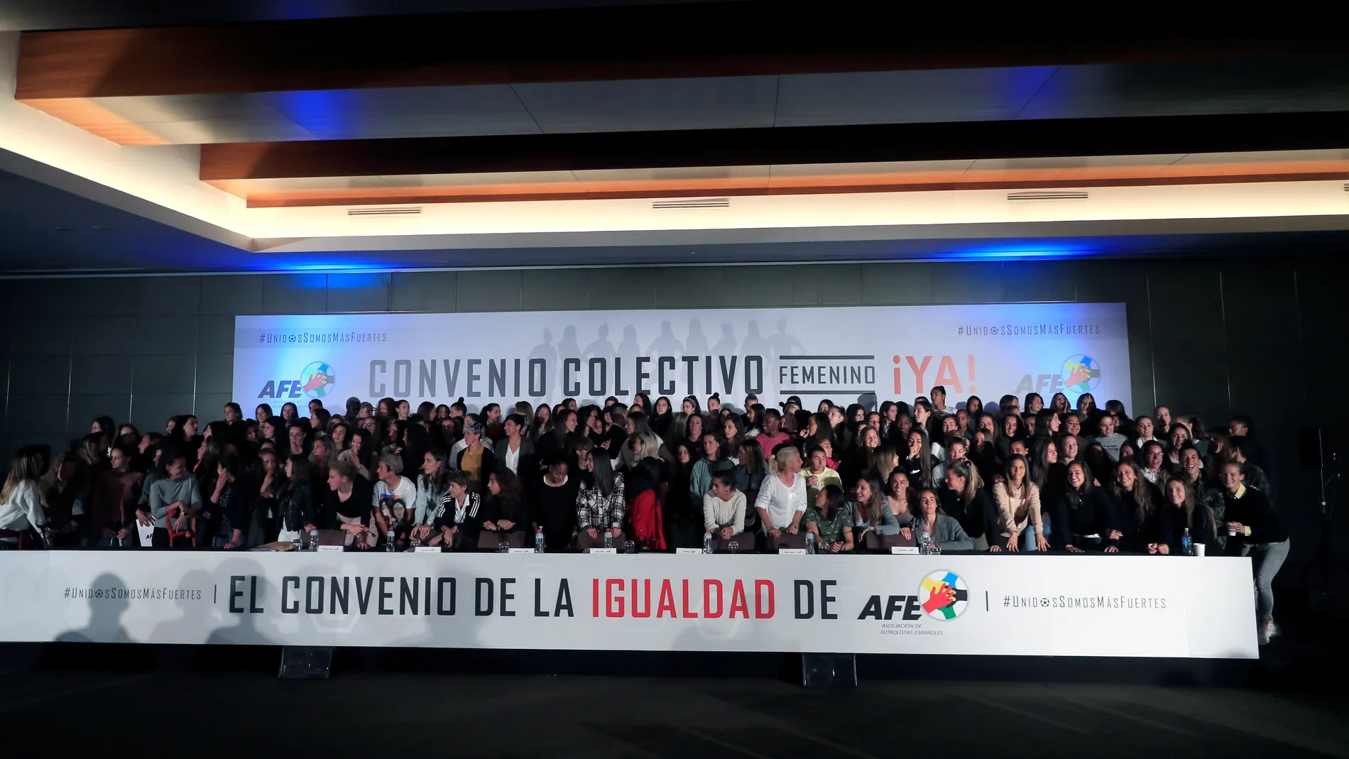 Un momento de la asamblea informativa de la AFE Un momento de la asamblea informativa de la AFE