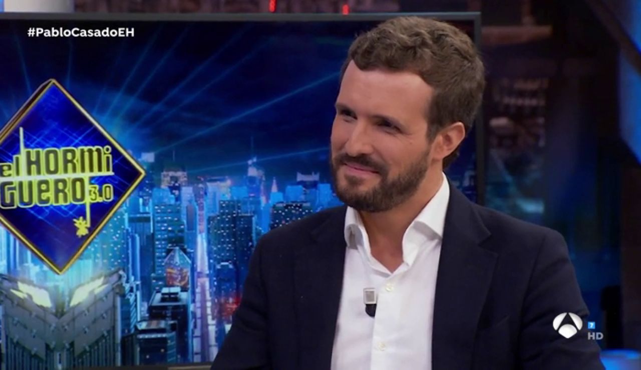 Casado, en 'El Hormiguero': "Si Sánchez tenía cuatro posibilidades para formar gobierno y no lo hizo, ¿por qué lo va a hacer ahora?" Casado, en 'El Hormiguero': "Si Sánchez tenía cuatro posibilidades para formar gobierno y no lo hizo, ¿por qué lo va a hacer ahora?"