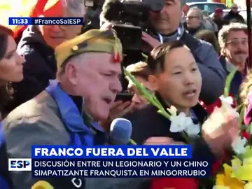 Franco fuera del Valle de los Caídos. Franco fuera del Valle de los Caídos.