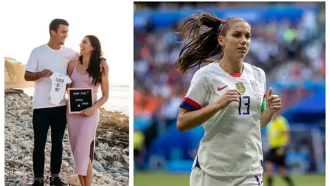 La futbolista Alex Morgan anuncia su embarazo La futbolista Alex Morgan anuncia su embarazo