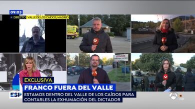 Antena 3 Noticias te cuenta desde dentro la exhumación de Franco