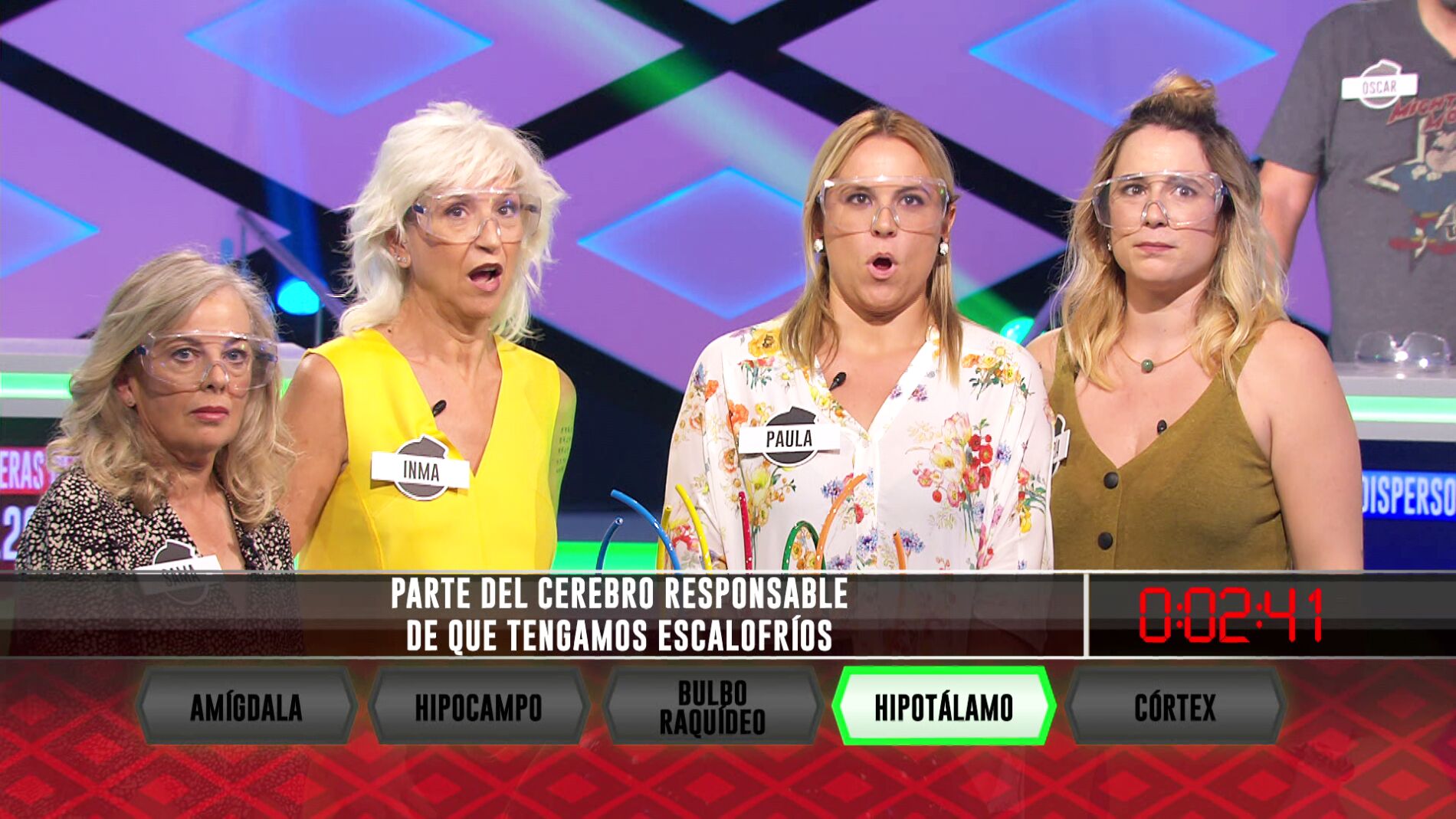 Alegr&iacute;a, euforia y alivio, as&iacute; reaccionan 'Las guerreras del Cierzo' al desactivar una complicada bomba en '&iexcl;Boom!' 