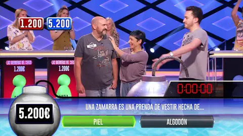 La jugada perfecta con pleno incluido de Óscar, de 'Los dispersos', en la bomba clasificatoria de '¡Boom!' La jugada perfecta con pleno incluido de Óscar, de 'Los dispersos', en la bomba clasificatoria de '¡Boom!'