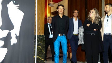 Camilo Blanes, el hijo de Camilo Sesto, en el homenaje a su padre