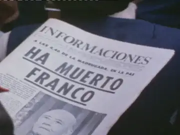 El anuncio de la muerte del dictador: "Españoles, Franco ha muerto" El anuncio de la muerte del dictador: "Españoles, Franco ha muerto"