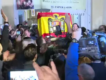 Misa por Franco en El Pardo con vivas al dictador Misa por Franco en El Pardo con vivas al dictador