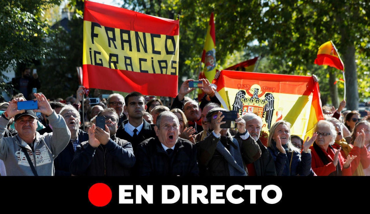 Exhumación Franco: Última hora de la inhumación en Mingorrubio, en directo Exhumación Franco: Última hora de la inhumación en Mingorrubio, en directo