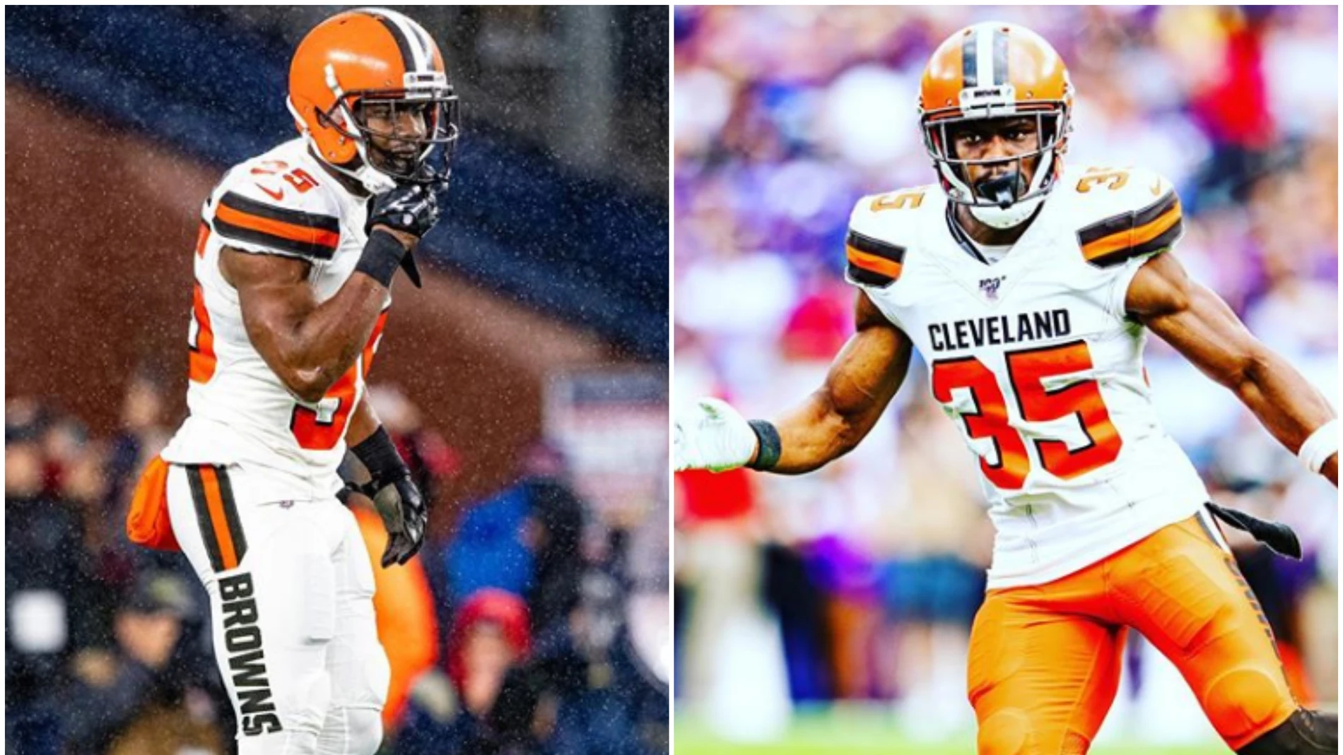 El jugador Whitehead con los Cleveland Browns El jugador Whitehead con los Cleveland Browns