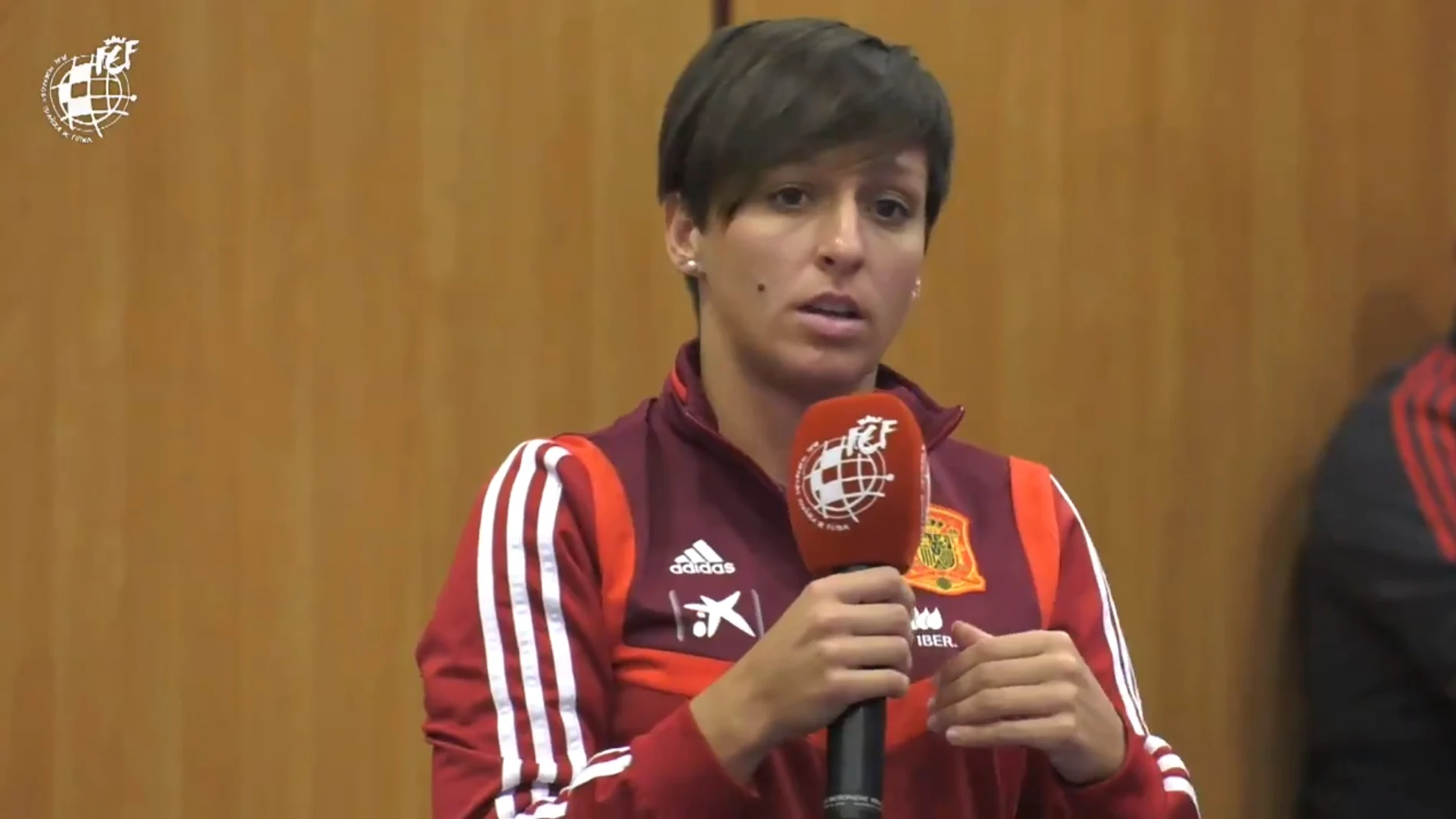 Marta Corredera, durante su intervención en Madrid Marta Corredera, durante su intervención en Madrid