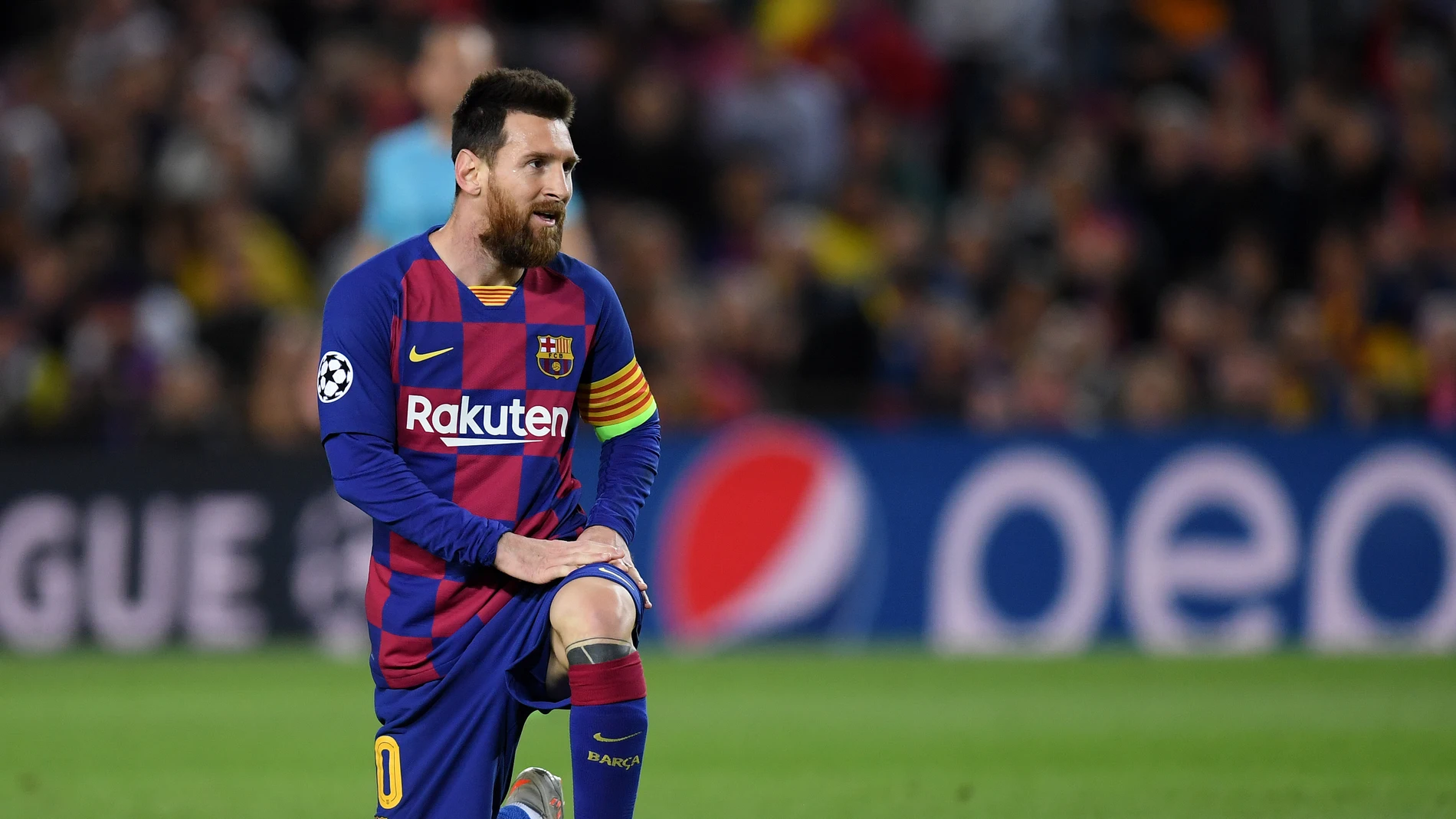 Leo Messi ante el Slavia de Praga Leo Messi ante el Slavia de Praga