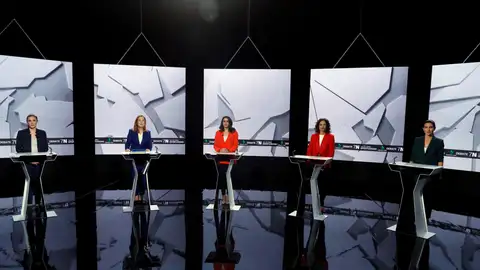 Las dirigentes de los principales partidos con representación parlamentaria Las dirigentes de los principales partidos con representación parlamentaria