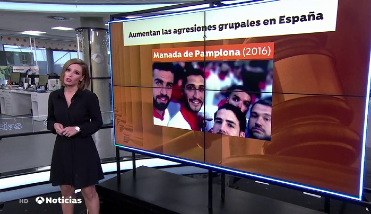 Las agresiones sexuales en grupo crecen en España: recorrido desde 'La Manada' de Pamplona hasta la de Barakaldo Las agresiones sexuales en grupo crecen en España: recorrido desde 'La Manada' de Pamplona hasta la de Barakaldo