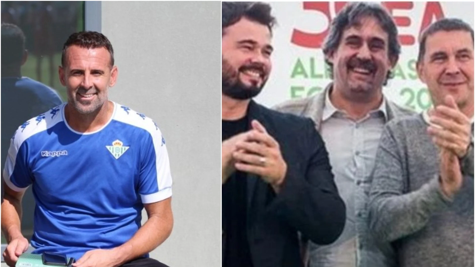 Toni Doblas y la foto con Rufián y Otegi Toni Doblas y la foto con Rufián y Otegi
