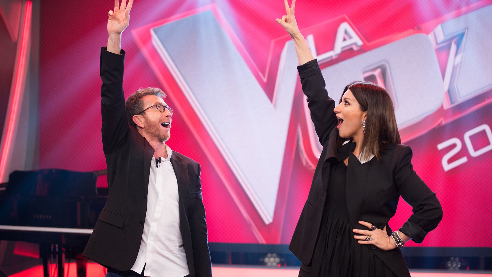 La espectacular coreografía de Laura Pausini con la sintonía de 'La Voz'  