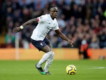 Sadio Mané durante un partido con el Liverpool Sadio Mané durante un partido con el Liverpool