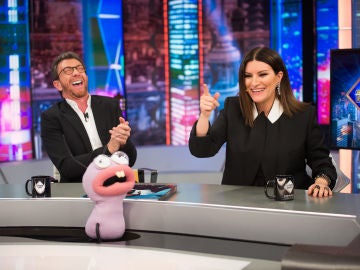 Laura Pausini aprende las expresiones españolas más divertidas en 'El Hormiguero 3.0'