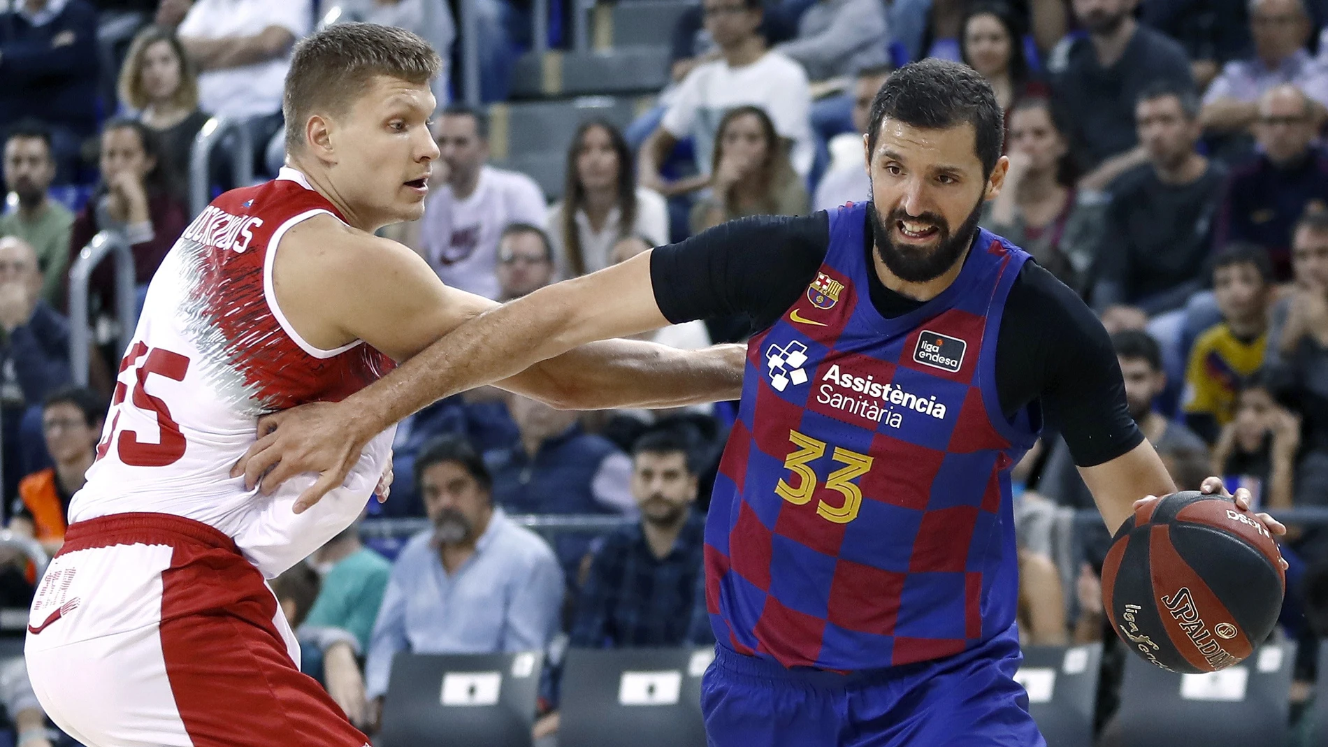 Mirotic, en un partido con el Barcelona Mirotic, en un partido con el Barcelona