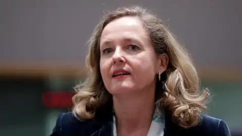 La ministra de Economía en funciones, Nadia Calviño La ministra de Economía en funciones, Nadia Calviño