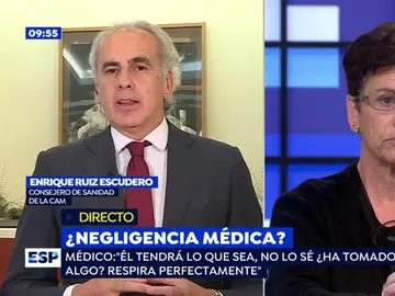 Enrique Ruiz Escudero, consejero de Sanidad. Enrique Ruiz Escudero, consejero de Sanidad.