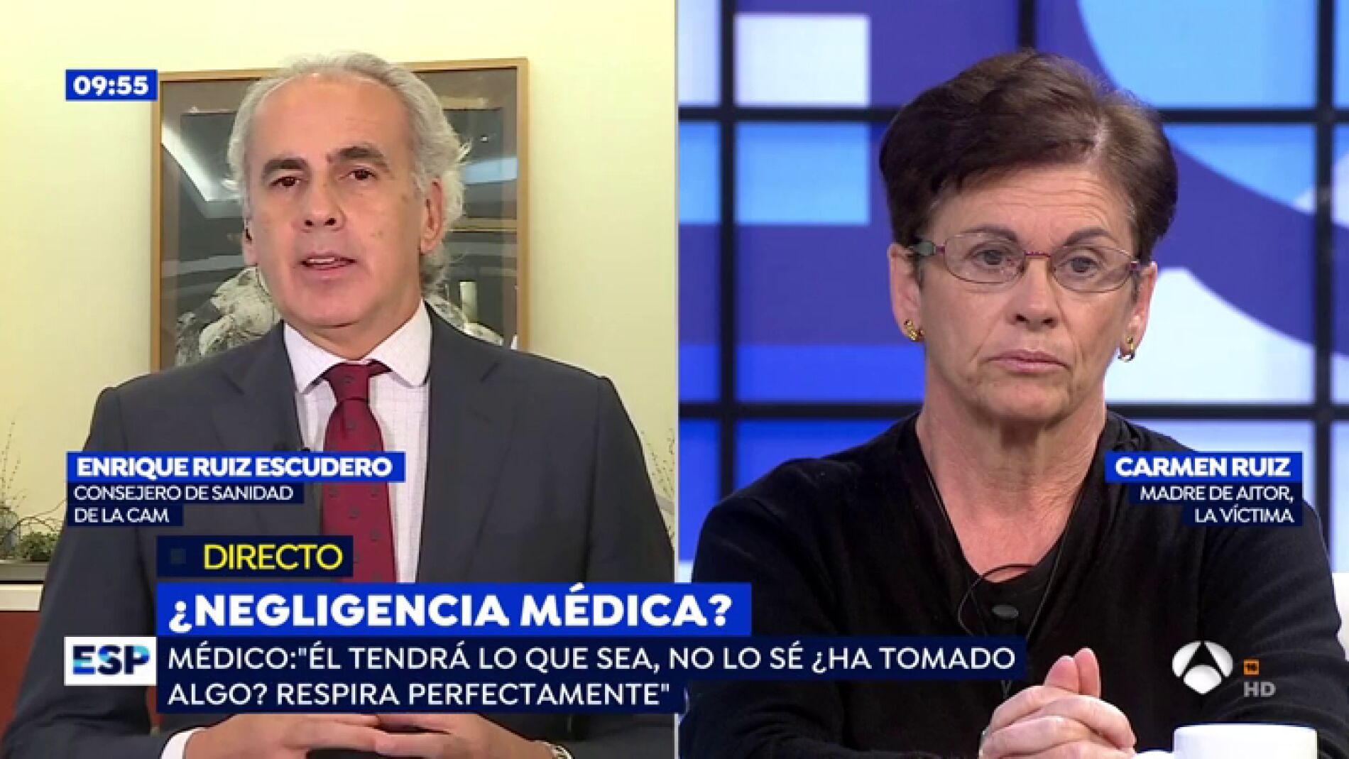 Enrique Ruiz Escudero, consejero de Sanidad.