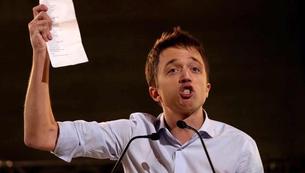Íñigo Errejón, en el acto de campaña de Más País