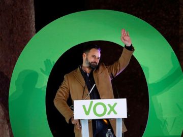 El líder de Vox, Santiago Abascal