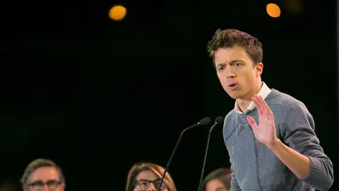 Íñigo Errejón durante un acto electoral Íñigo Errejón durante un acto electoral