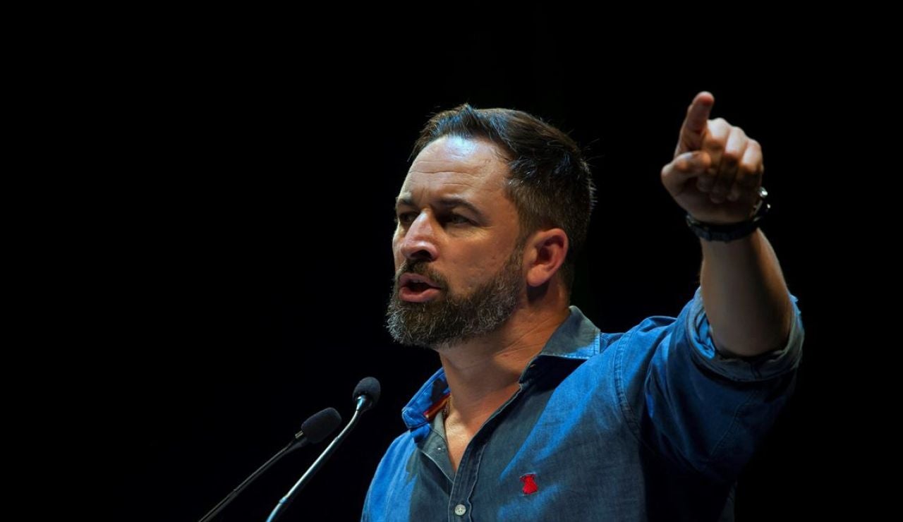 Santiago Abascal durante un acto de Vox (Archivo)