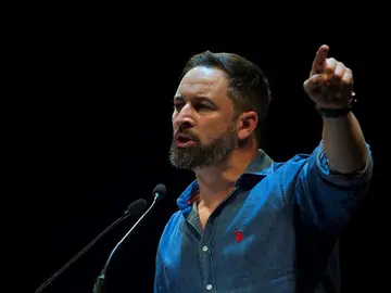 Santiago Abascal durante un acto de Vox (Archivo) Santiago Abascal durante un acto de Vox (Archivo)