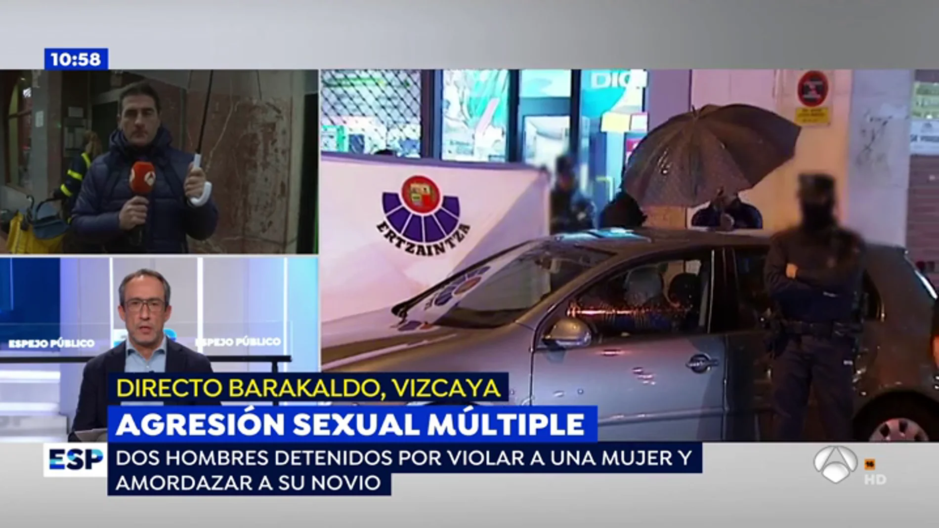 Agresión sexual en grupo en Barakaldo: "La chica intentó salir por la ventana antes de ser violada"