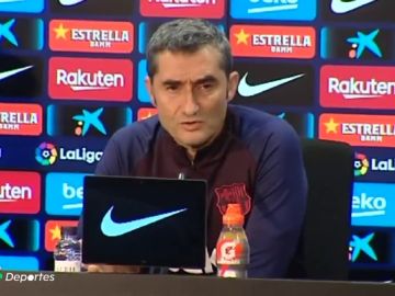 Valverde en sala de prensa 