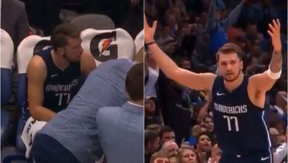Luka Doncic, con los Mavericks