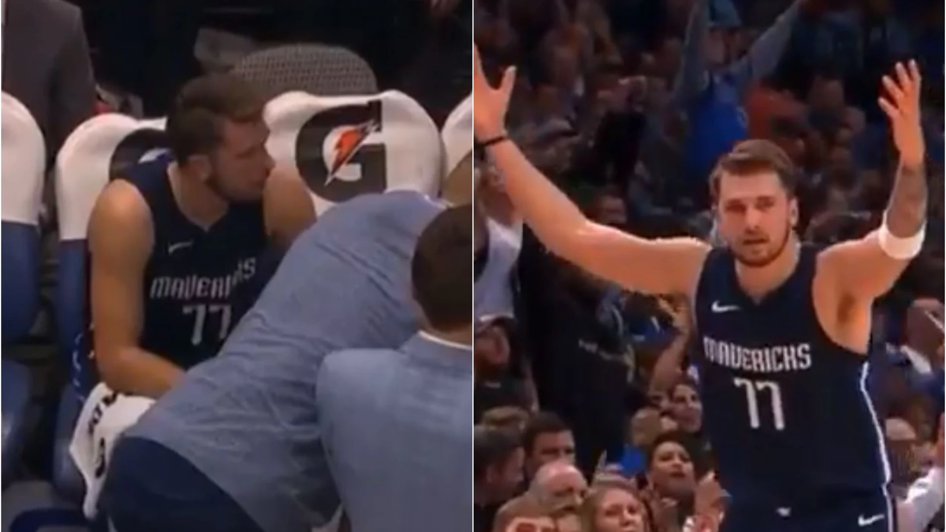 Luka Doncic, con los Mavericks Luka Doncic, con los Mavericks