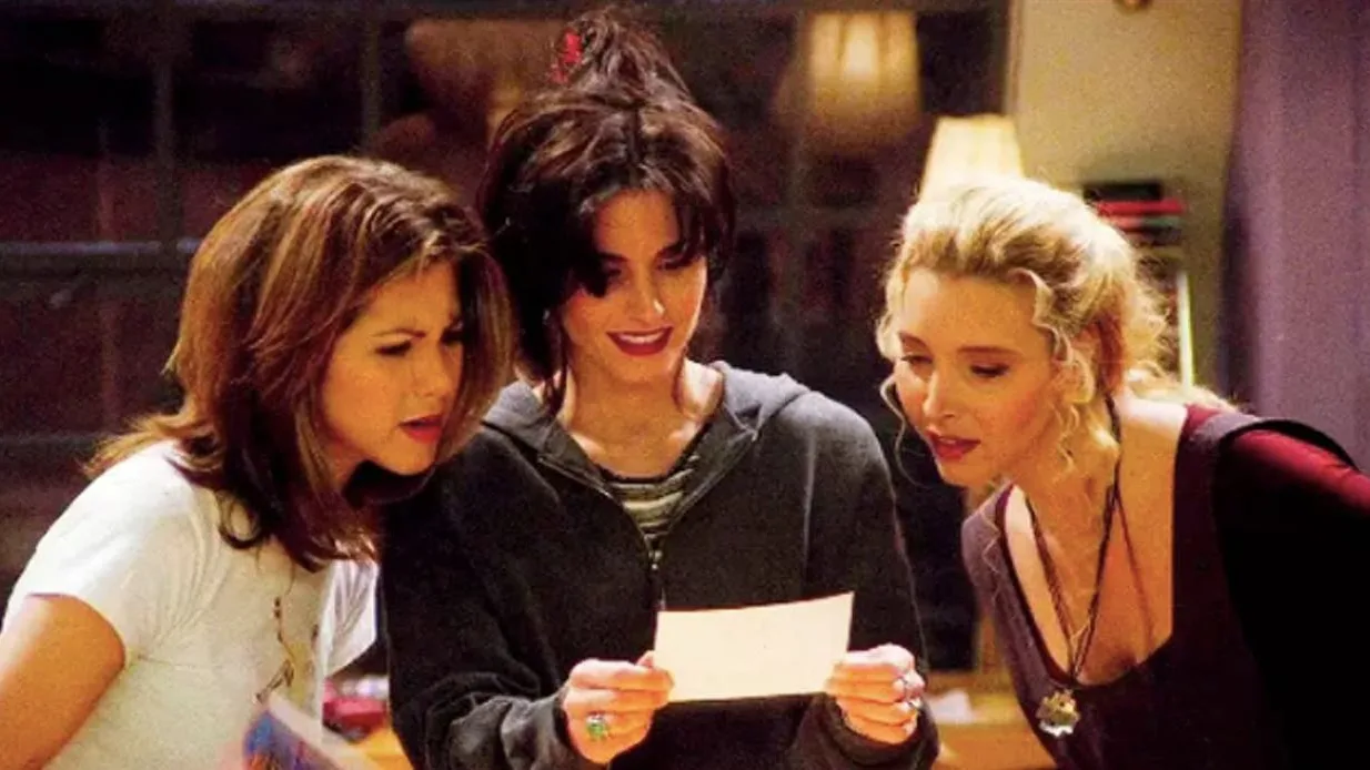 Rachel, Monica y Phoebe en 'Friends' Rachel, Monica y Phoebe en 'Friends'